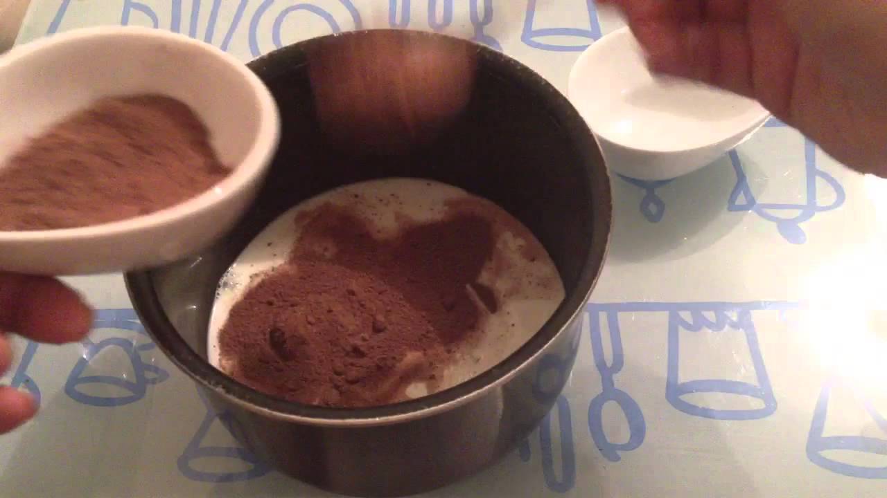 Faire un chocolat chaud praliné - boisson chaude au chocolat