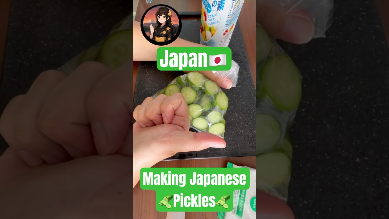Making Japanese Pickled Cucumbers 🥒 | Simple Homemade Tsukemono |daily Life in Japan