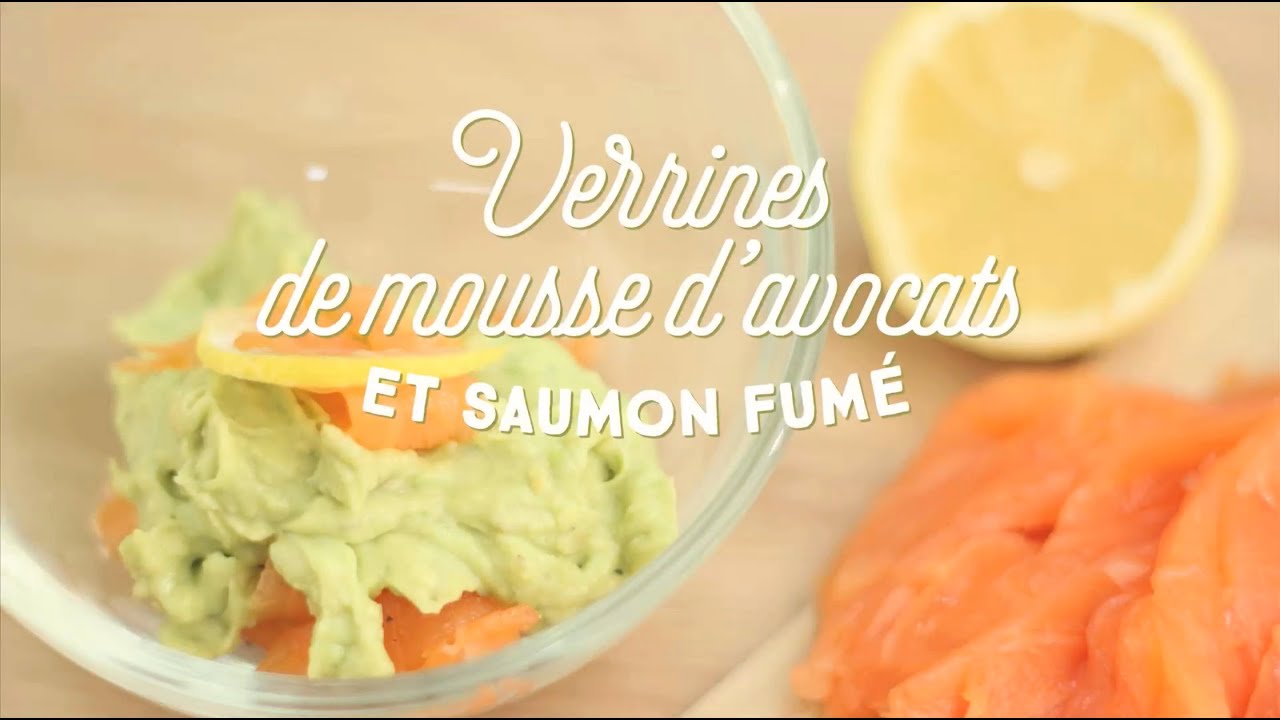 Mousse d'avocats et saumon fumé - CuisineAZ