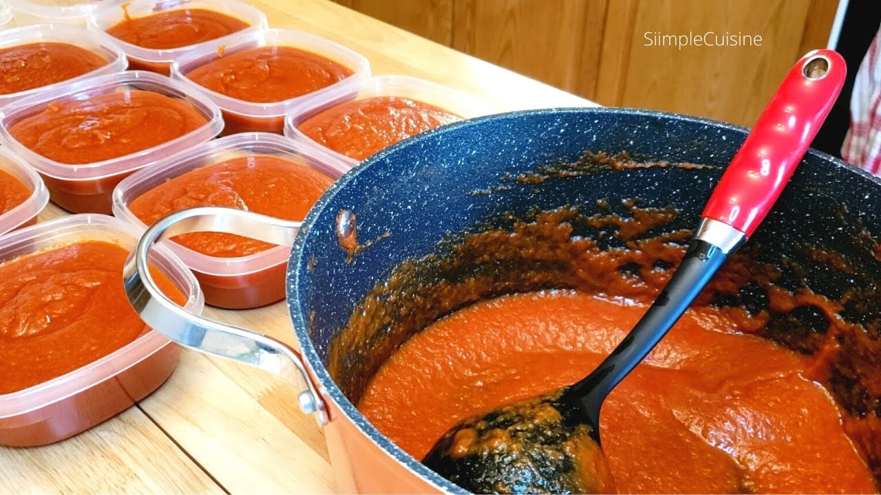 Comment faire une SAUCE tomate de BASE pour vos plats préférés