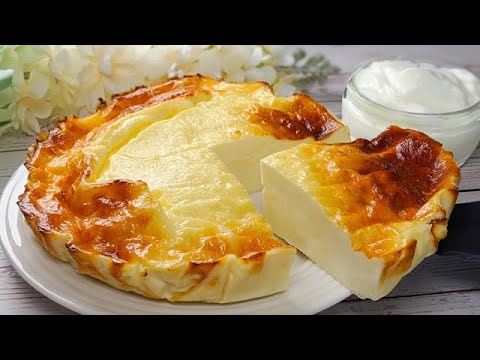Gâteau au yaourt à 3 ingrédients : SANS SUCRE ajouté et SANS FARINE !