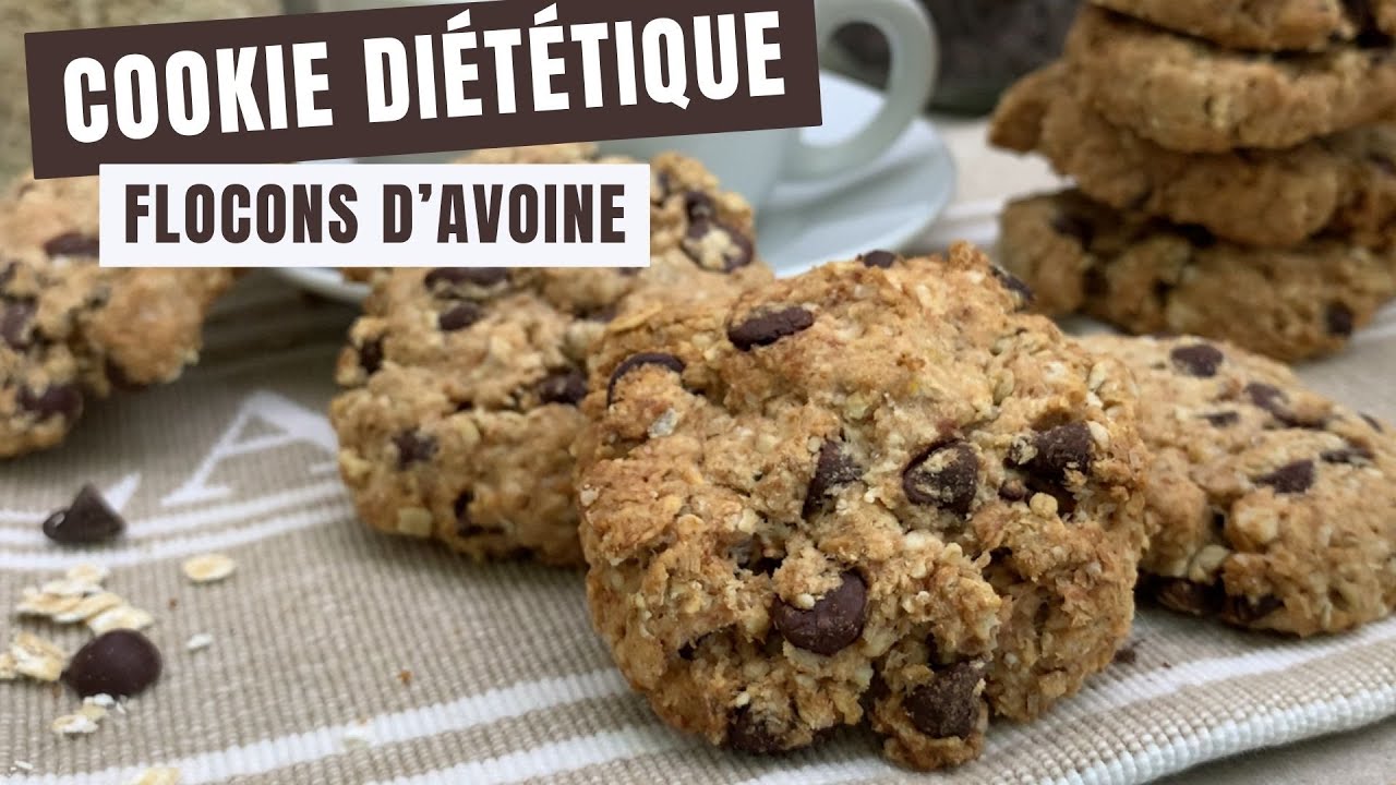 Cookie aux flocons d'avoine - Granola DIETETIQUE et SANTE pour des collations légères!  IG BAS