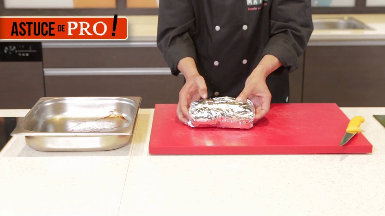 Astuce de Pro : Détendre un rôti de bœuf après cuisson