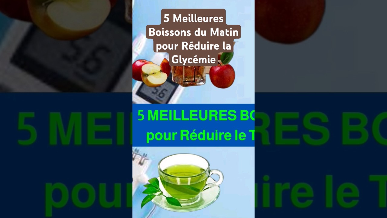 5 Meilleures Boissons du Matin pour Réduire la Glycémie #Diabète #sucre #boissons #sang #glycémie