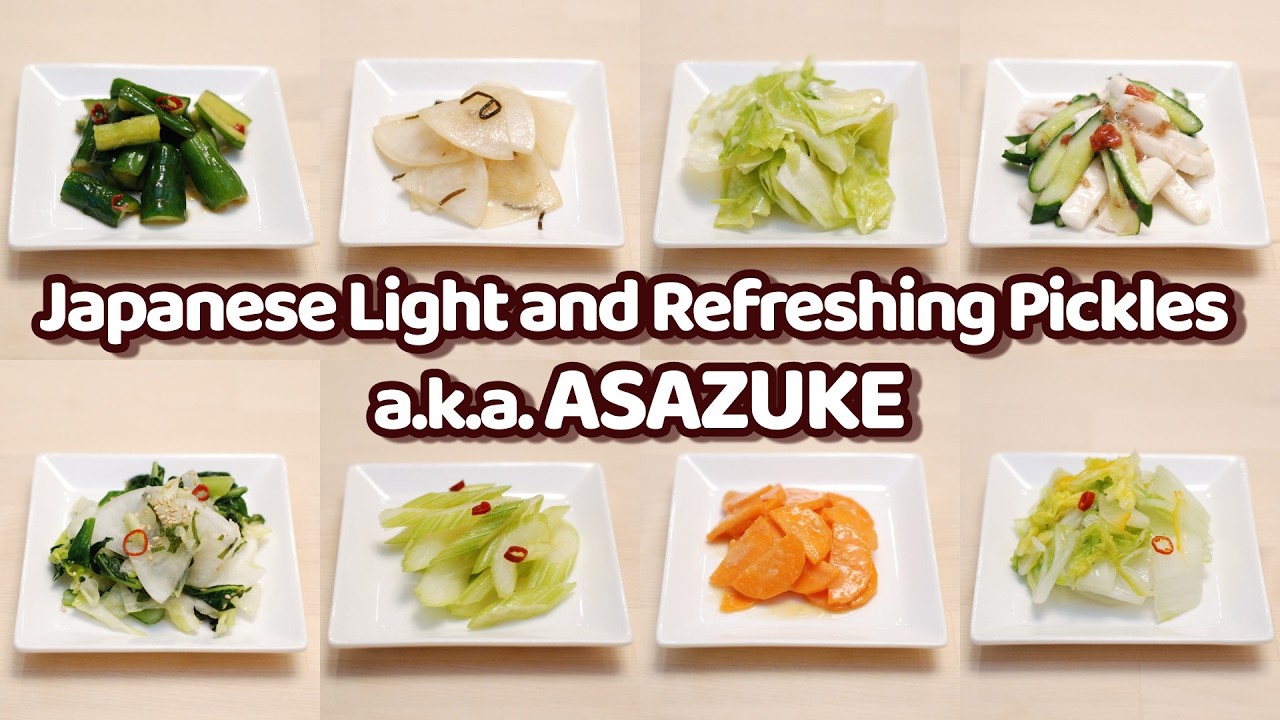 8 Easy Ways to Make Light & Refreshing Japanese Pickles a.k.a. ASAZUKE