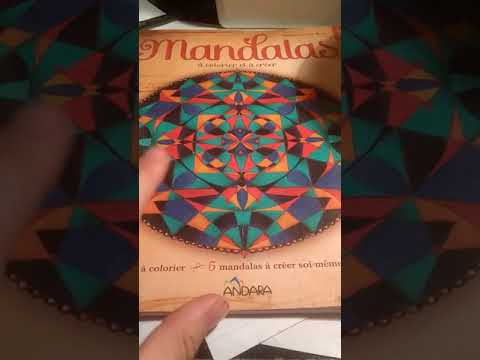 Mon livre mandalas à colorier et créer