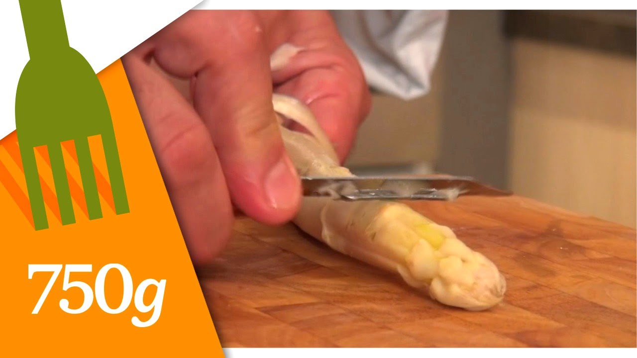 Comment éplucher une asperge blanche ? - 750g