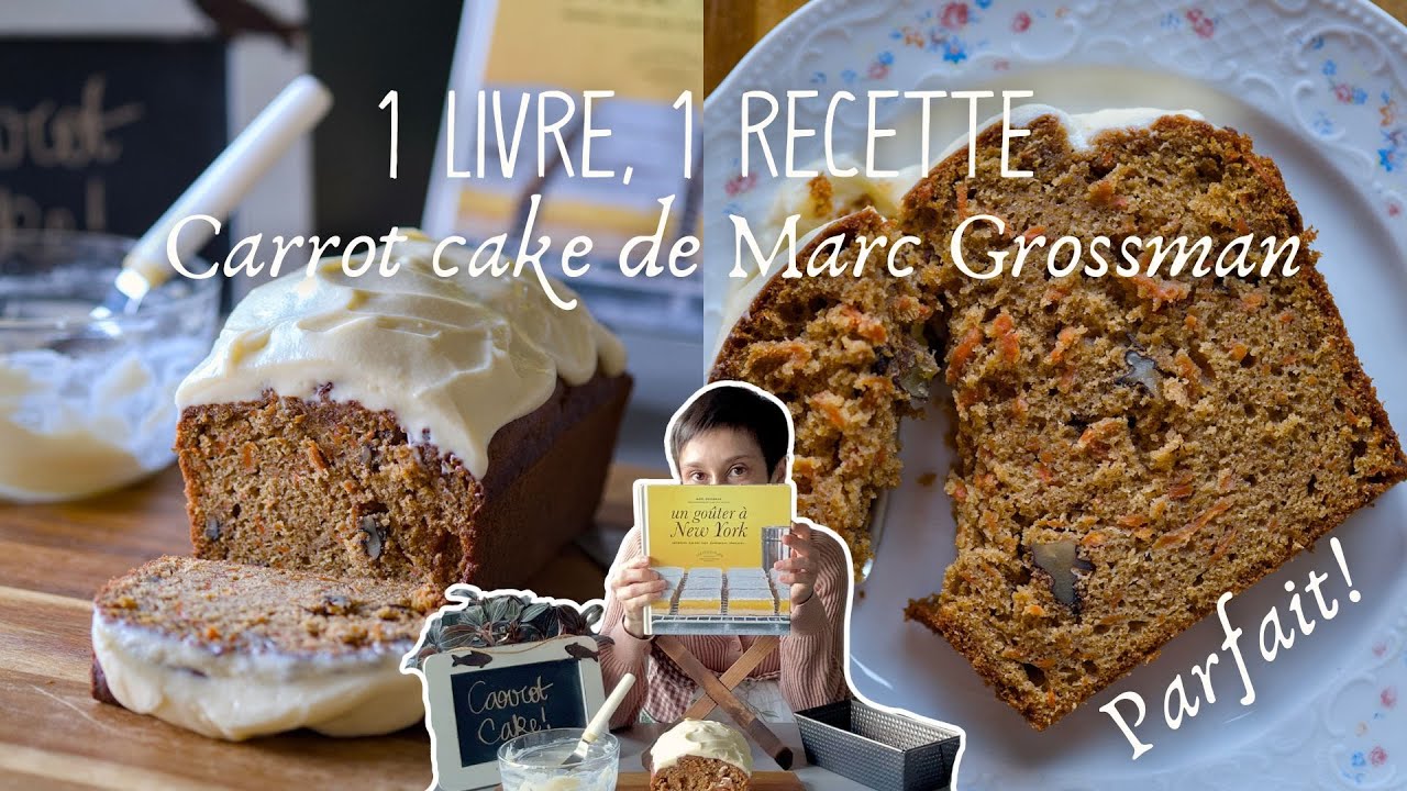 Un carrot cake moelleux, dense et parfumé, la recette de Marc Grossman
