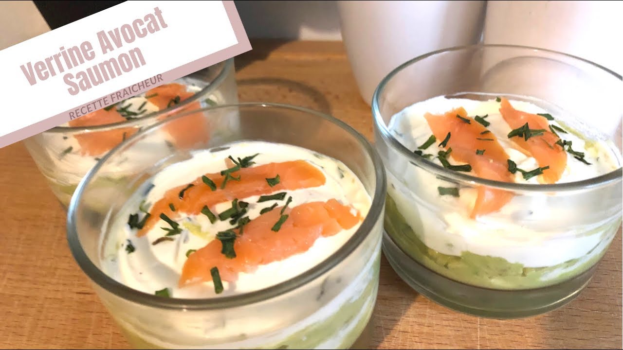 Verrine Avocat Saumon | Apero fraîcheur 😋☺️