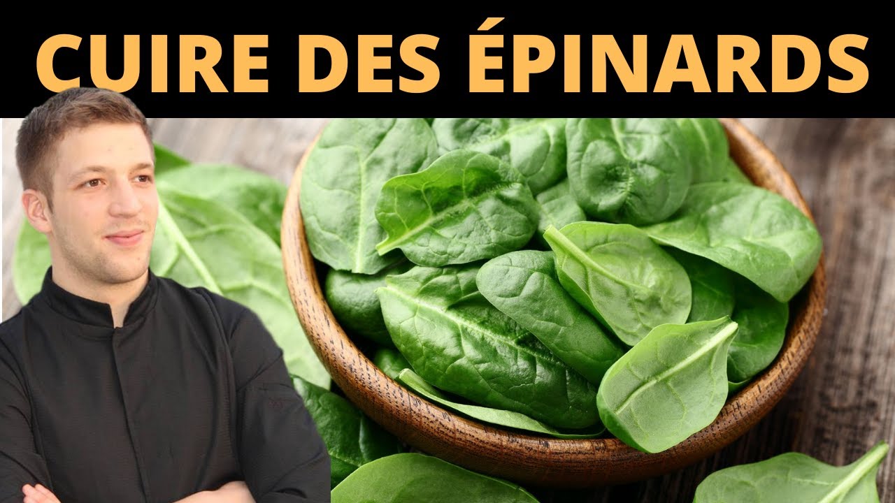 Comment cuire des ÉPINARDS FRAIS