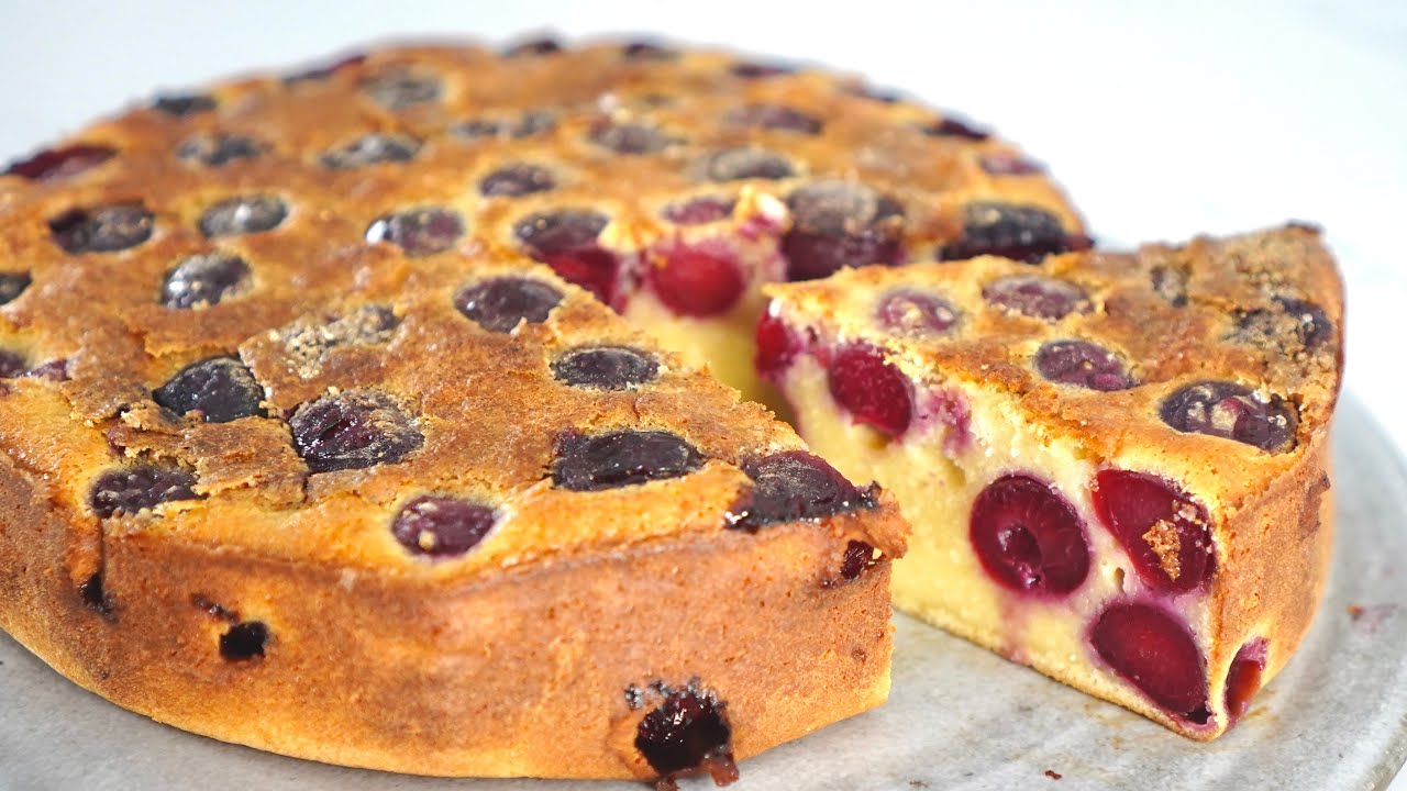 Recette clafoutis cerises facile moelleux