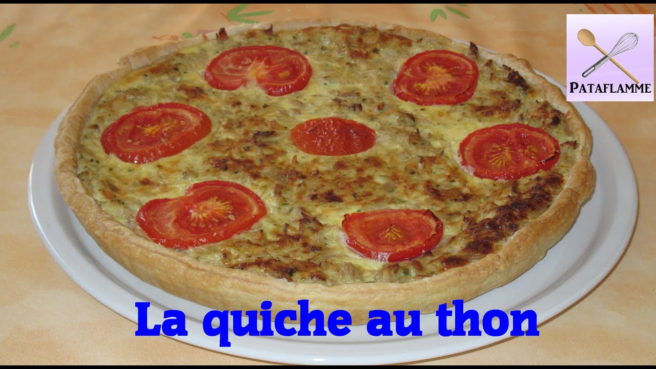 Recette facile et rapide de la quiche au thon - Idée repas 👌