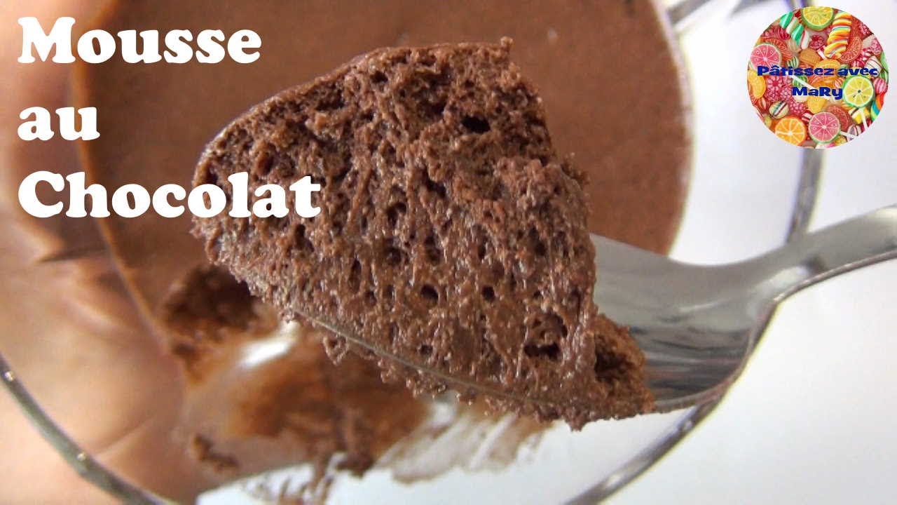 MOUSSE AU CHOCOLAT NOIR | Recette facile et rapide