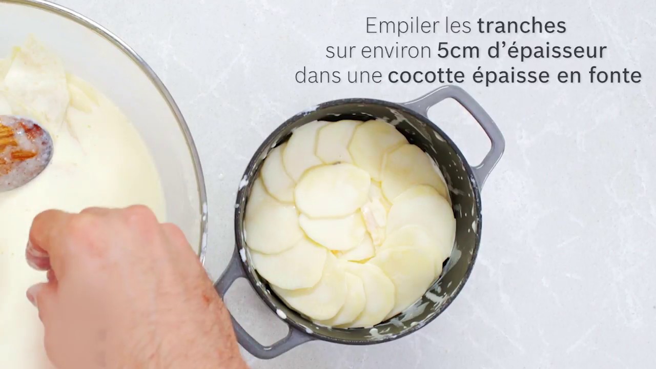 GRATIN DAUPHINOIS AU CELERI RAVE  - Cooking with Bosch