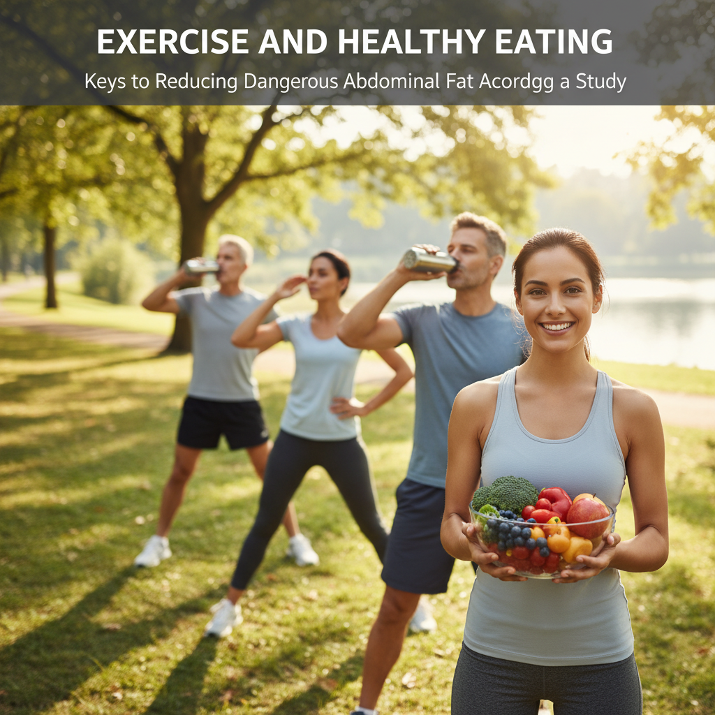 découvrez comment adopter une alimentation saine et pratiquer des exercices réguliers peuvent aider à réduire la graisse abdominale dangereuse, selon une étude récente.