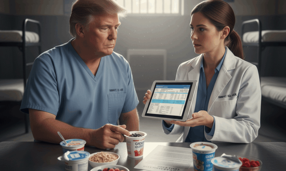 analyse d'une nutritionniste sur le régime à base de yaourts suivi par nicolas sarkozy durant ses vingt jours en prison, ses effets et implications.