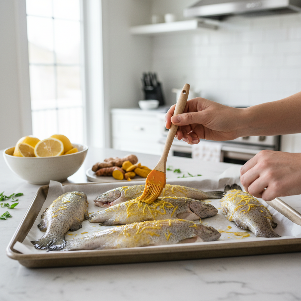 découvrez notre recette de truite au four, simple à réaliser, saine et délicieuse, idéale pour des repas savoureux et équilibrés en toute simplicité.