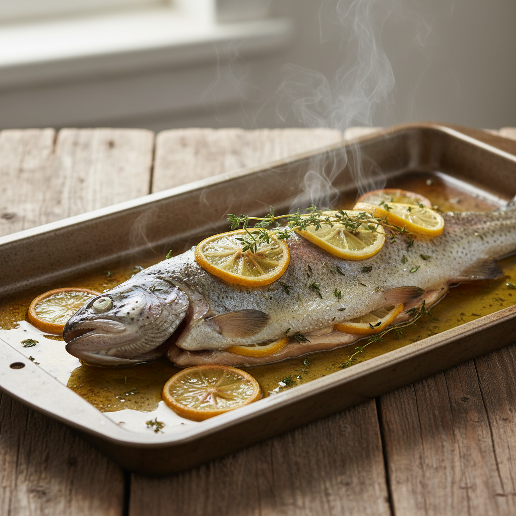 découvrez une recette de truite au four simple, saine et délicieuse, parfaite pour des repas savoureux et équilibrés en toute simplicité.