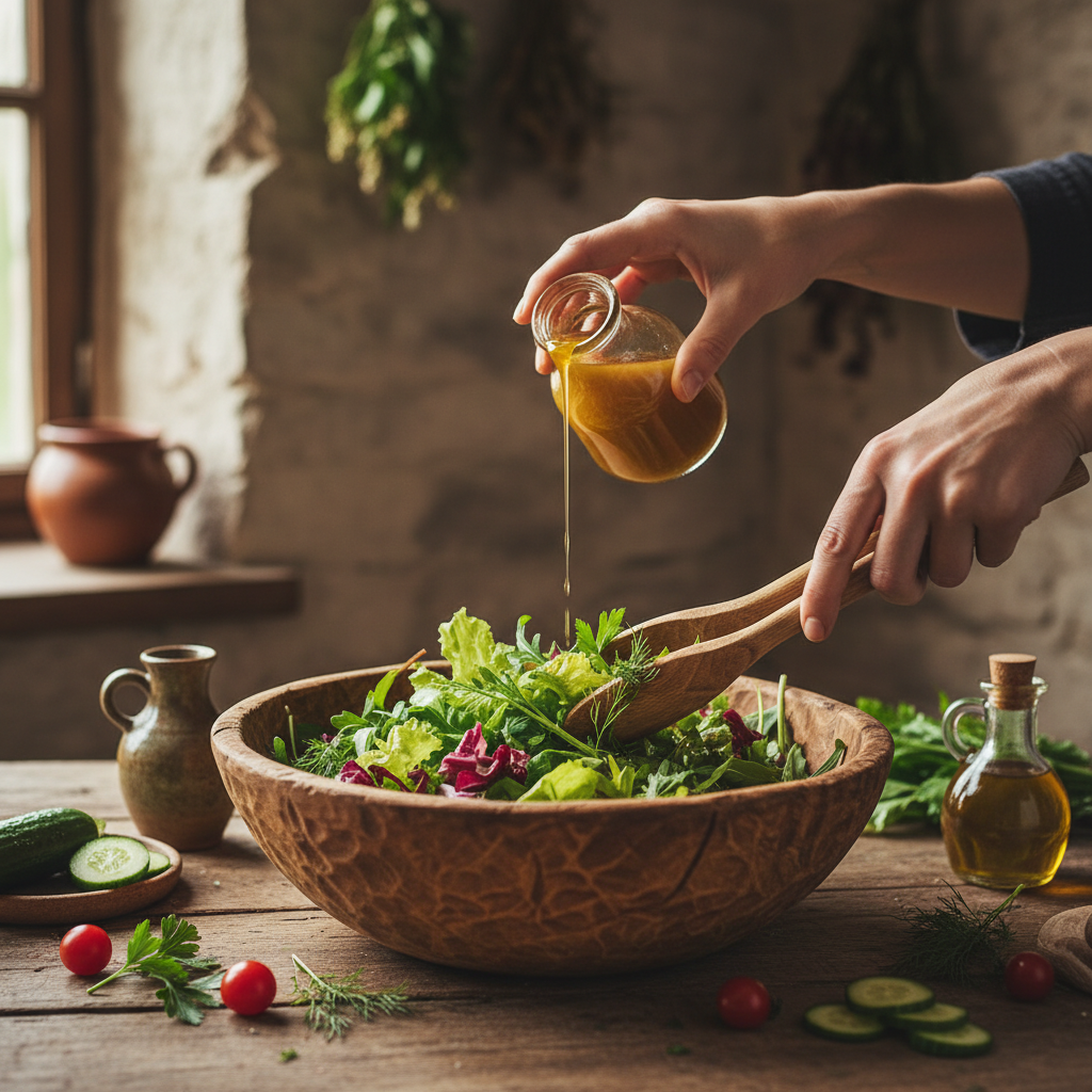 découvrez notre recette de vinaigrette maison simple et rapide, sans additifs, idéale pour relever vos salades et manger sainement au quotidien.