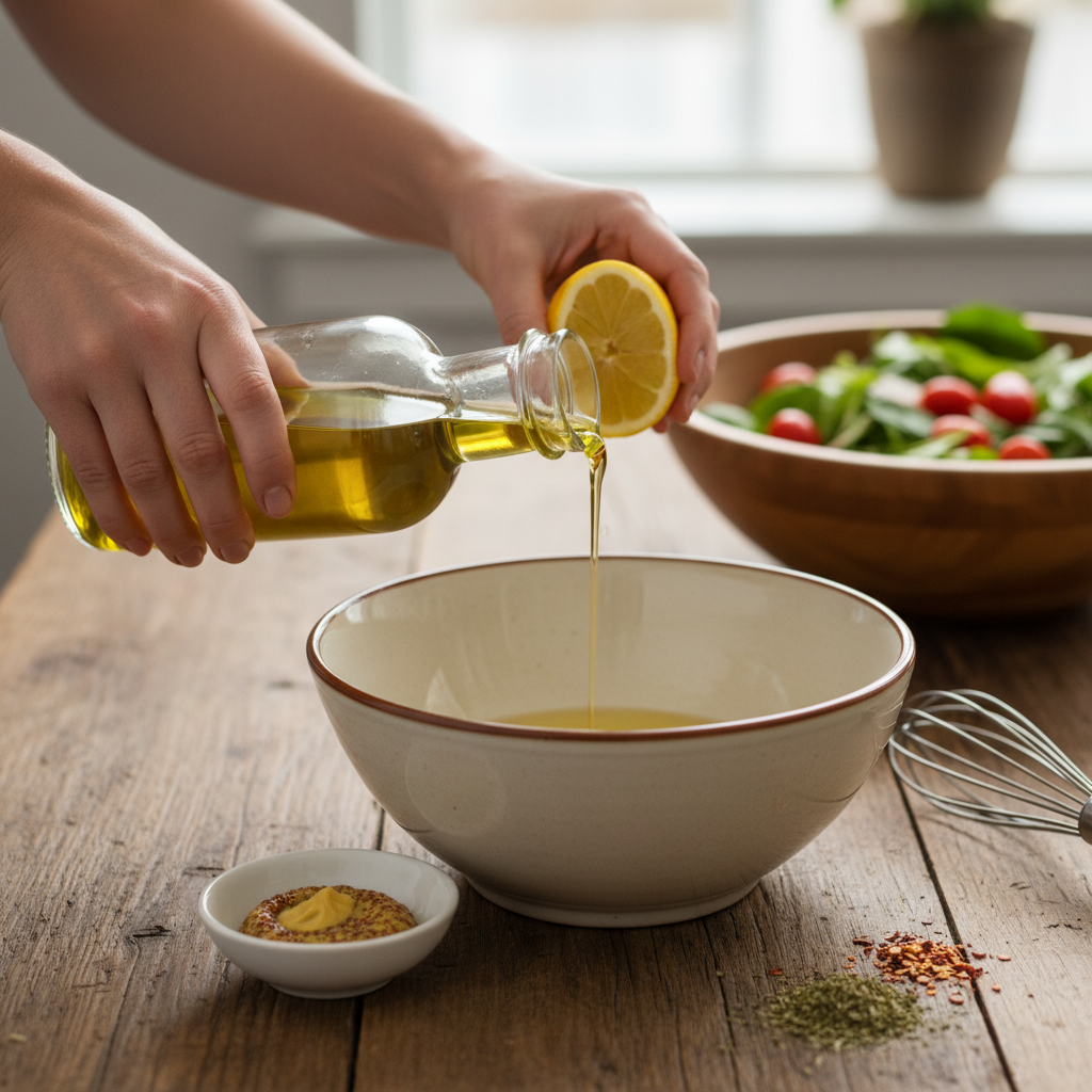 découvrez une recette de vinaigrette maison simple, rapide et sans additifs pour sublimer vos salades et manger sainement au quotidien.