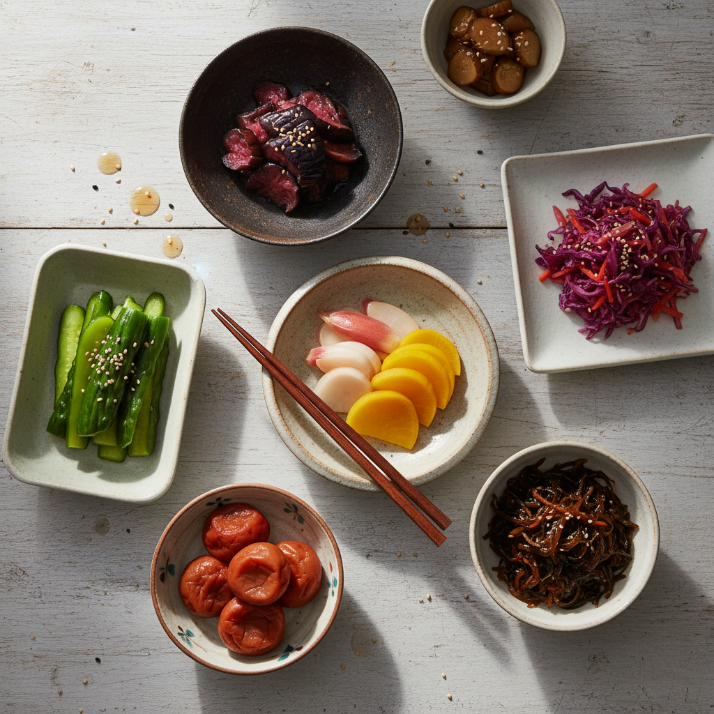 explorez les secrets ancestraux des tsukemono, ces pickles japonais traditionnels qui apportent saveurs et authenticité à votre cuisine.