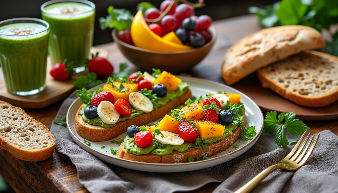 découvrez des idées savoureuses et des recettes faciles pour un brunch vegan 100 % végétal, parfait pour régaler vos invités tout en respectant une alimentation saine et éthique.