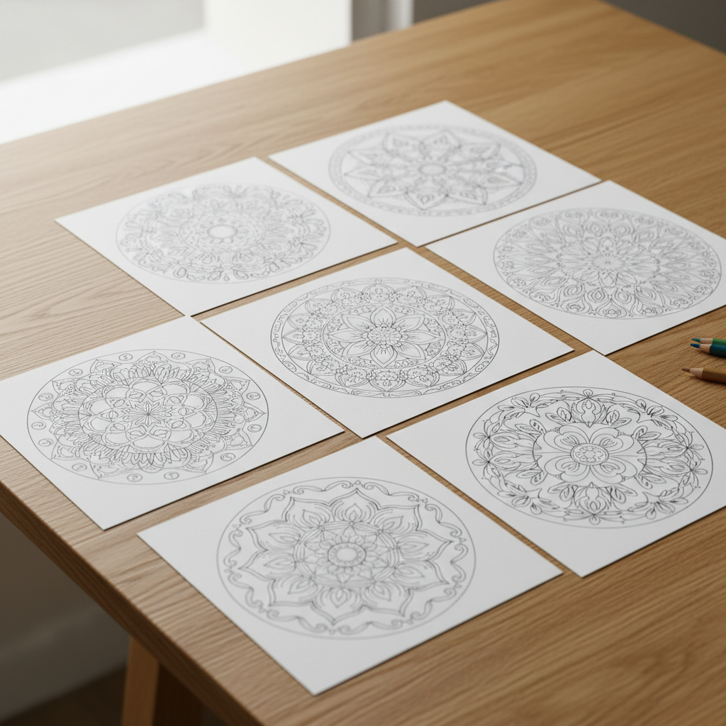 découvrez une sélection de mandalas à imprimer gratuitement pour colorier, vous détendre et exprimer votre créativité facilement.