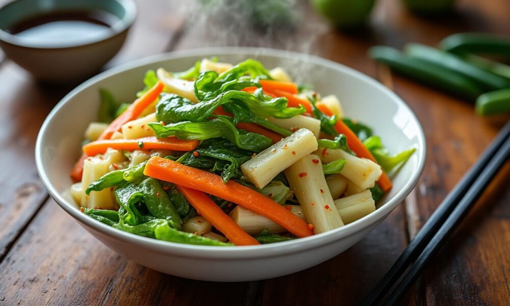 découvrez notre recette de chou chinois sauté, un plat léger et savoureux idéal pour un repas équilibré et plein de saveurs.