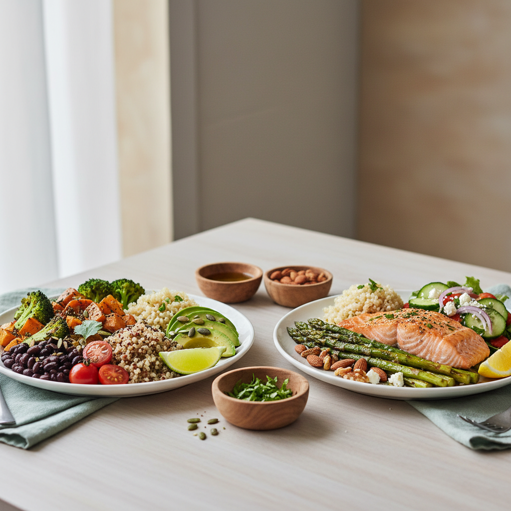 découvrez les résultats surprenants d'une étude comparant les régimes végétalien et méditerranéen pour la perte de poids, et trouvez quel mode alimentaire se démarque vraiment.