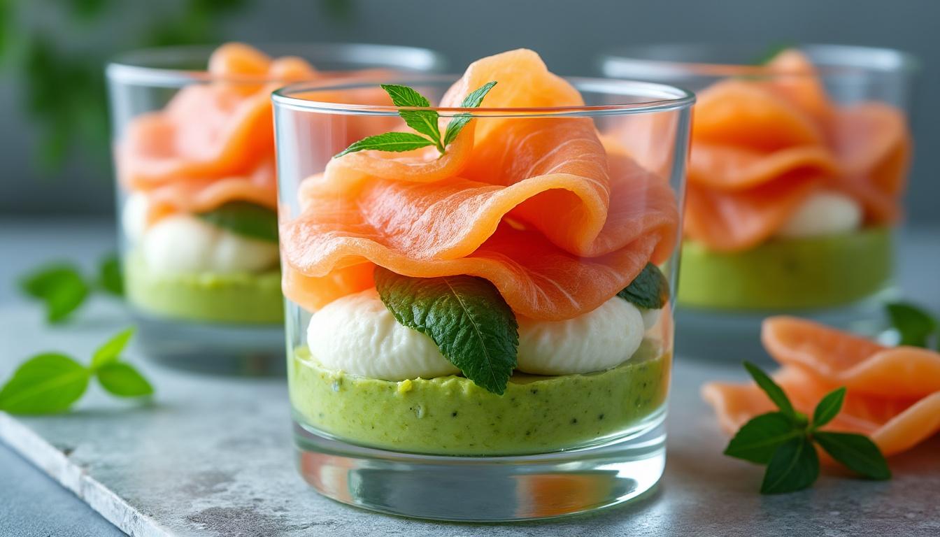 découvrez la verrine saumon avocat fromage frais, une entrée chic, fraîche et facile à préparer pour sublimer vos repas en toute simplicité.