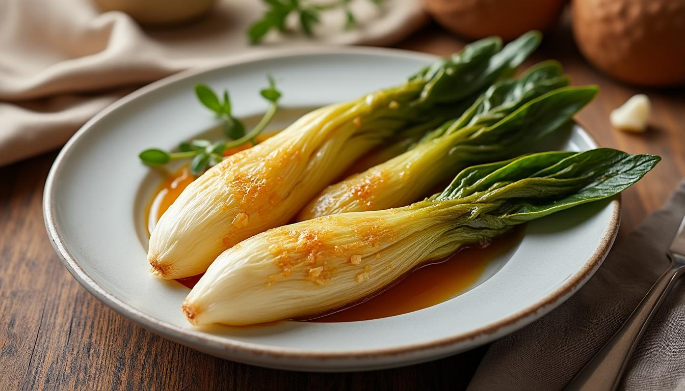 découvrez notre recette d'endives braisées, un accompagnement doux et fondant parfait pour sublimer vos plats avec simplicité et saveur.